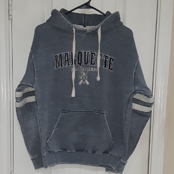 U.S. Vintage Other - U.S. Vintage Collection Marquette Michigan Embroidered Hoodie Mineral Wash Small